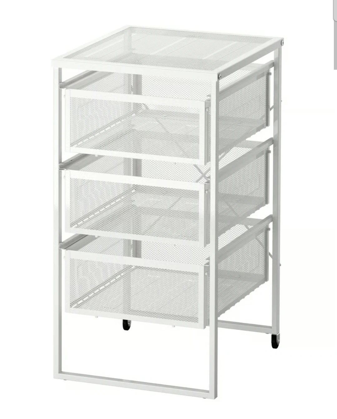 IKEA White 3-Drawer Storage Unit