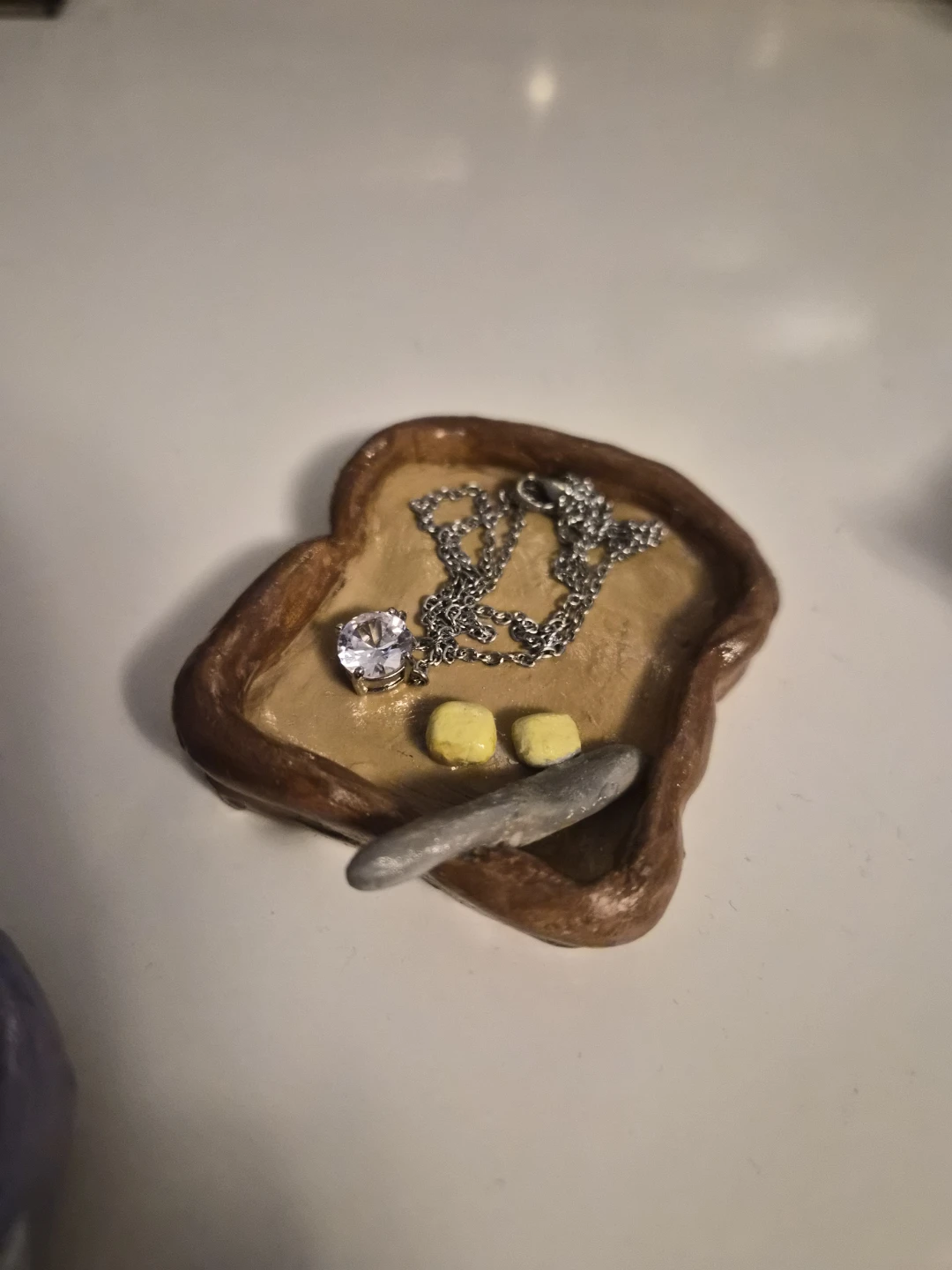 Handmade Clay Trinket Dish - photo 2