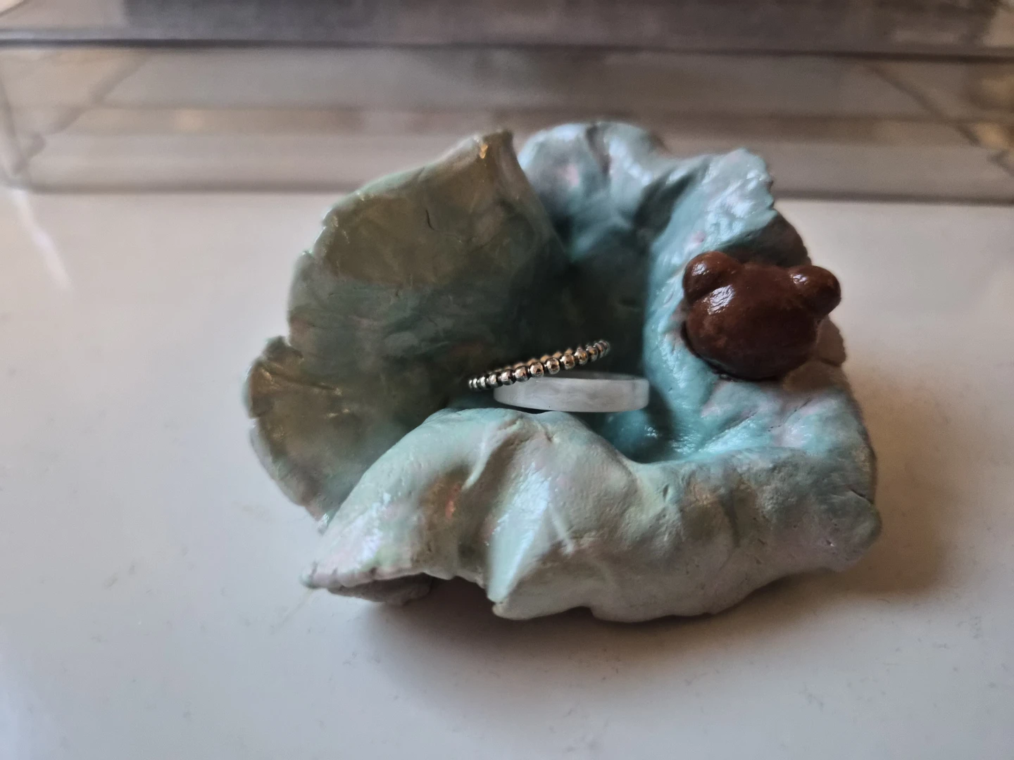 Handmade Clay Trinket Dish - photo 5