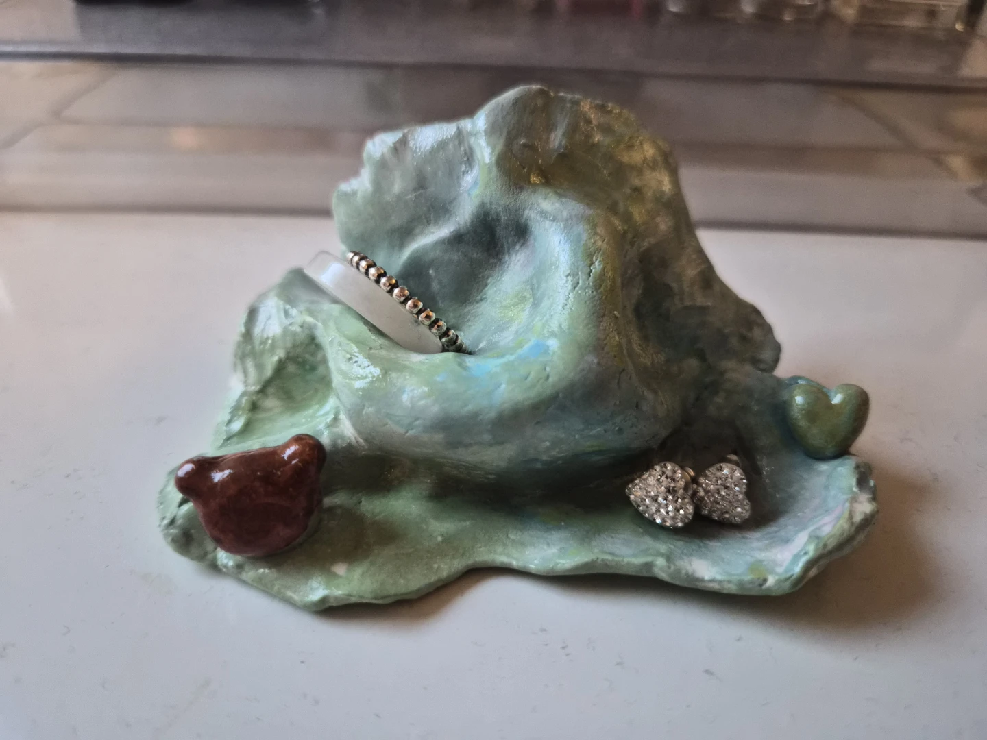 Handmade Clay Trinket Dish