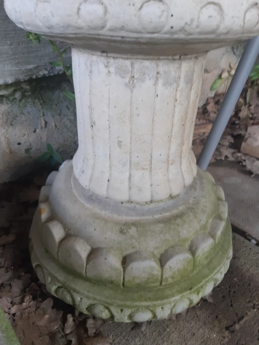Concrete Pedestal Plant Stand - photo 2