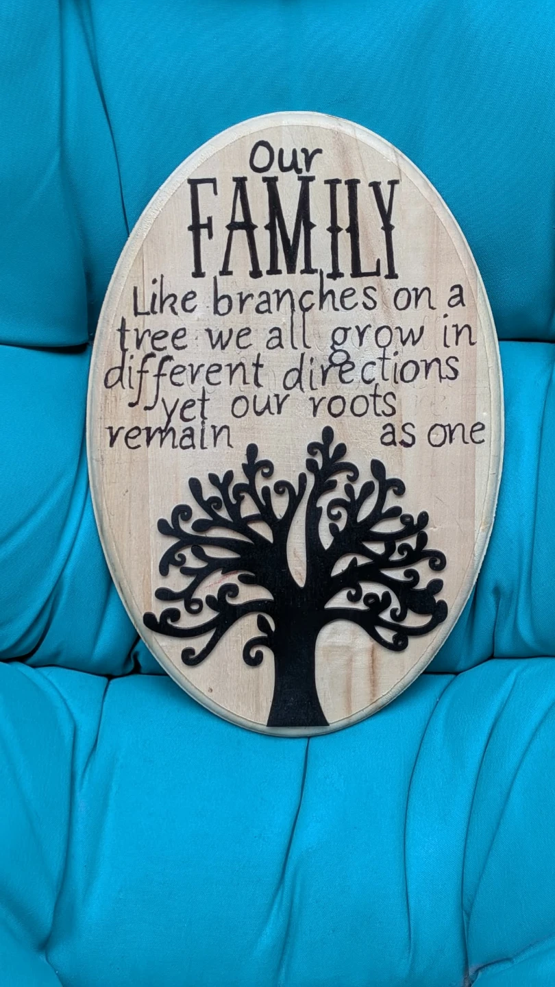 Wooden Family Tree Wall Plaque - photo 3