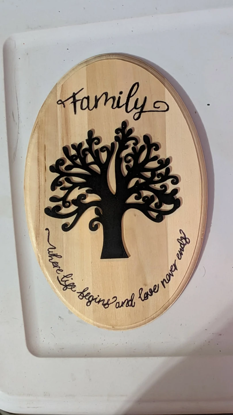 Wooden Family Tree Wall Plaque - photo 5
