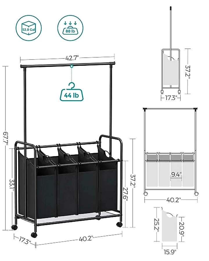 Laundry Cart/Hamper
