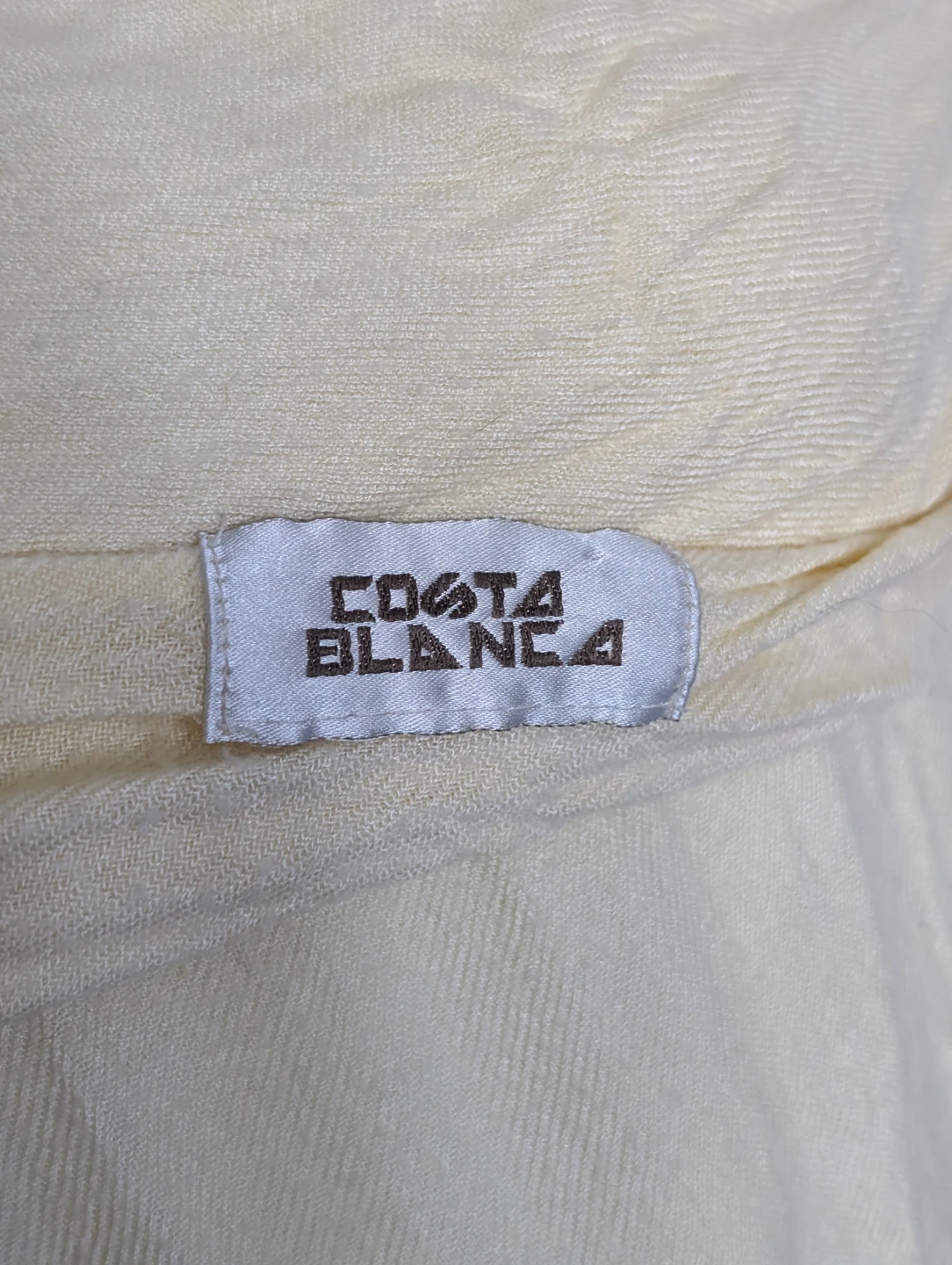 COSTA BLANCA Yellow Fringe Scarf - photo 3