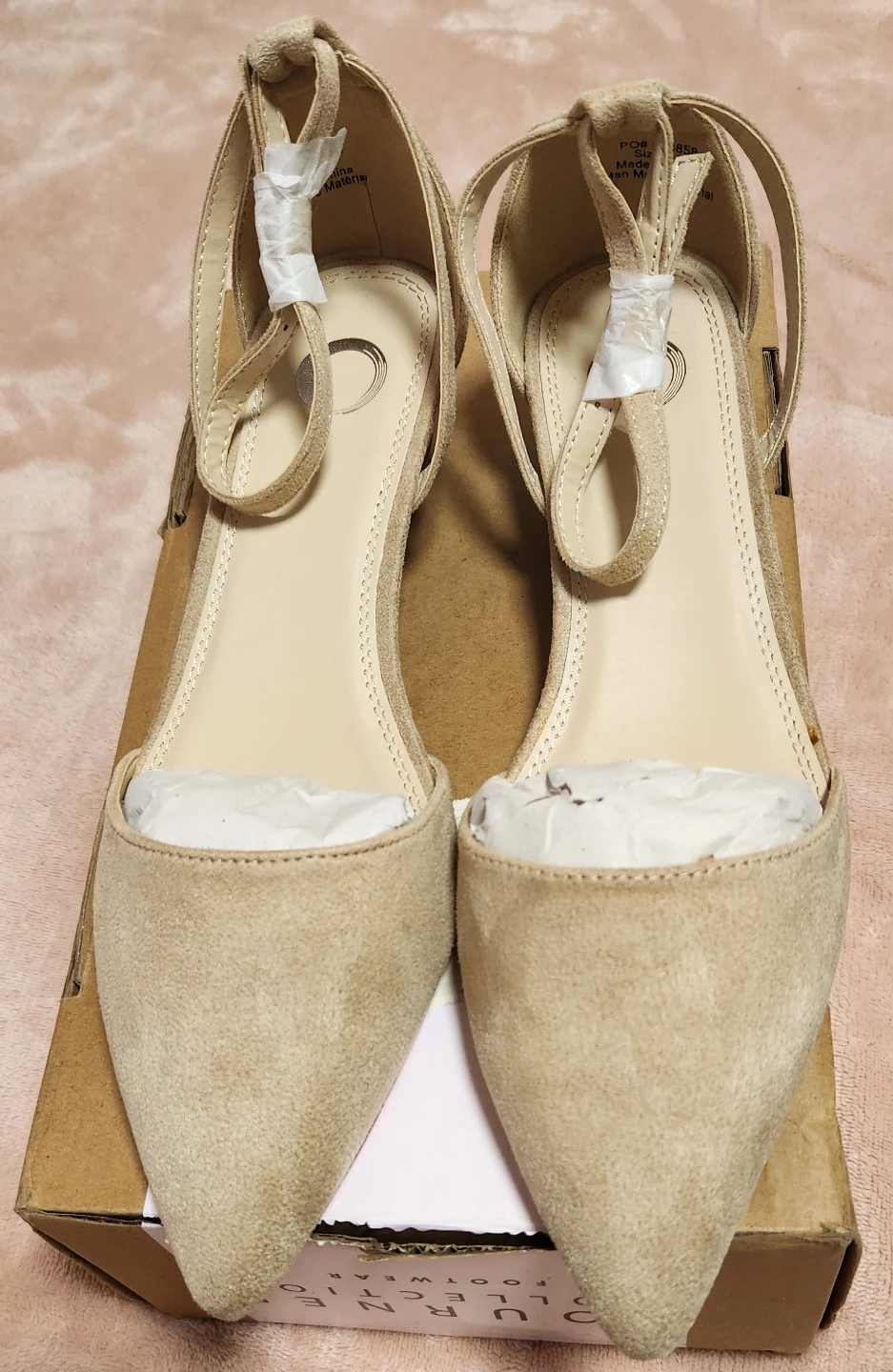 Journee Collection Arkie Suede Wedge Pumps - Brand New In Box