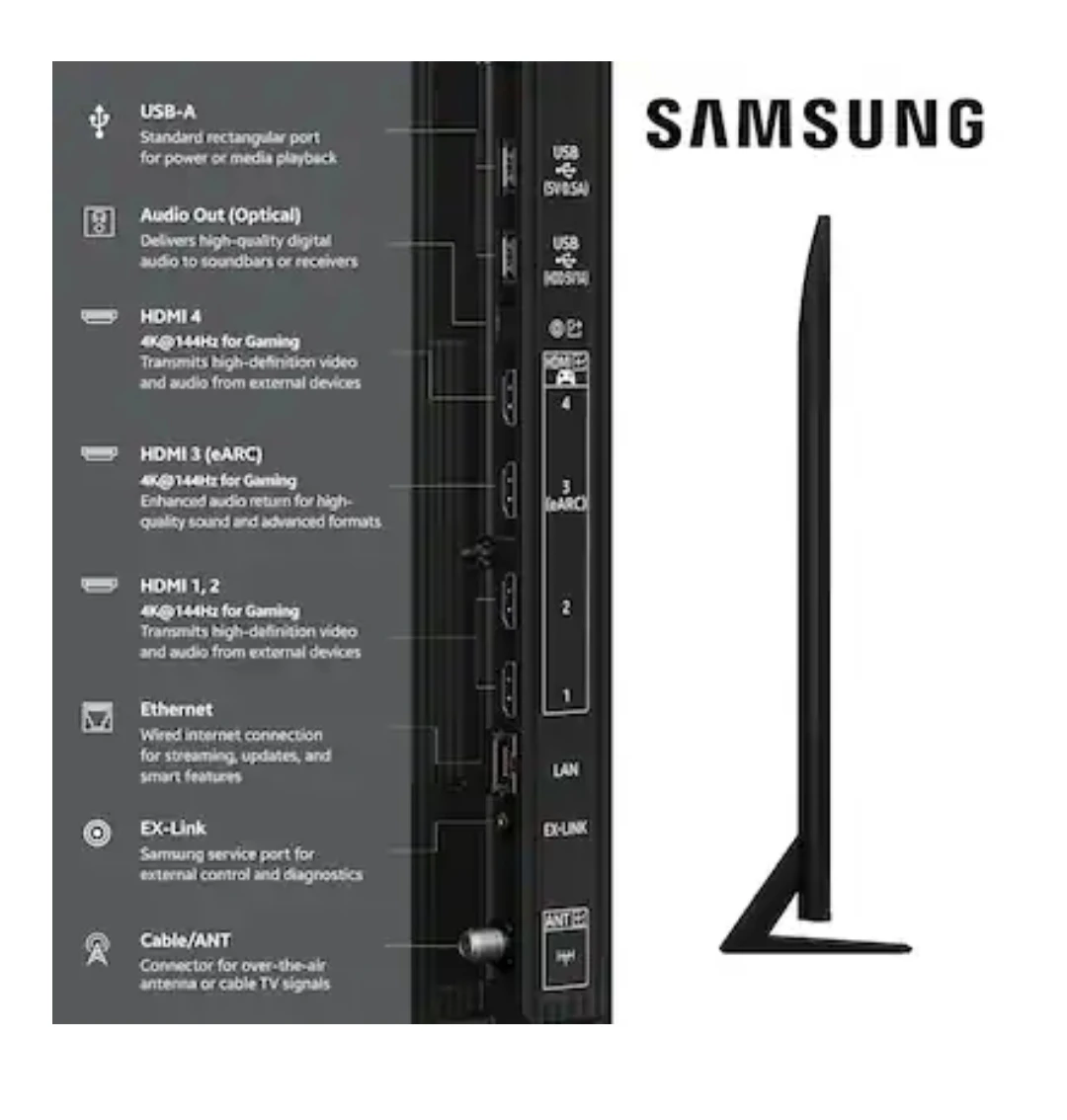 SAMSUNG    75” Class QN80F Neo QLED Mini LED 4K UHD  TV - photo 3
