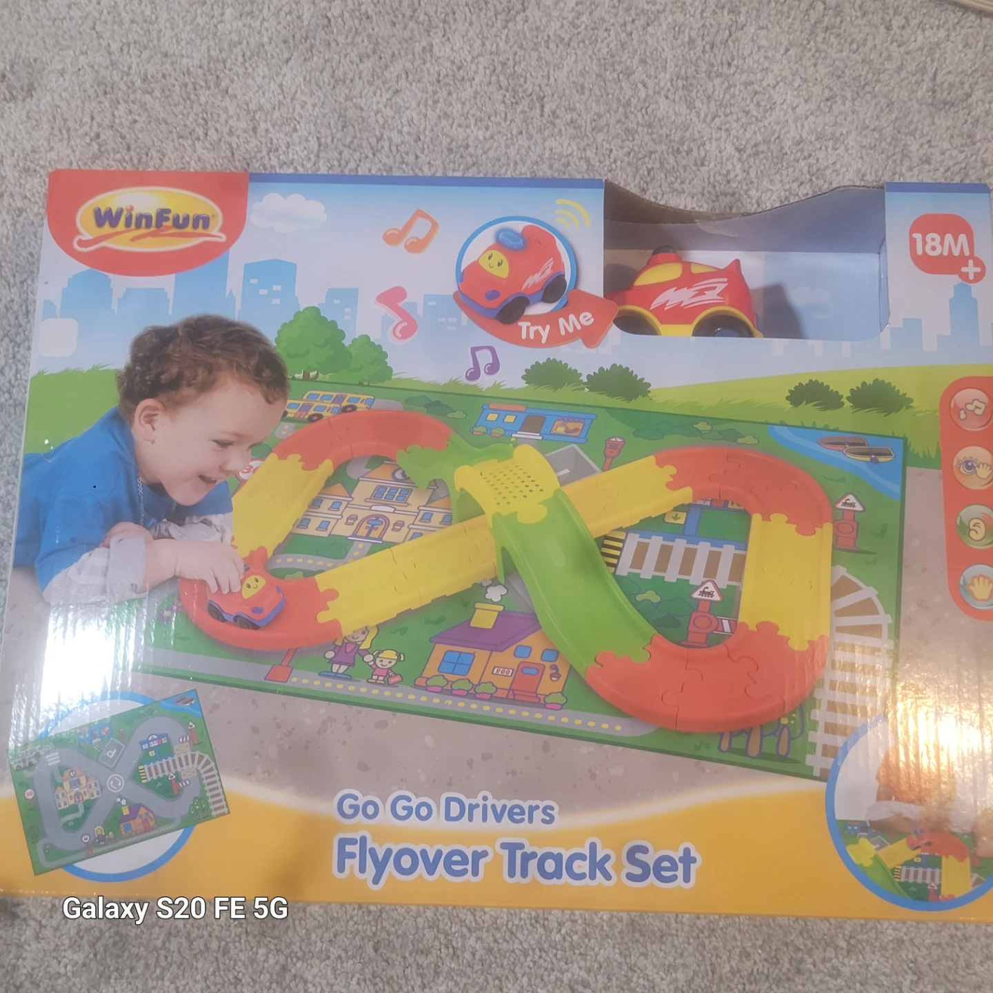 WinFun Go Go Drivers Flyover Track Set