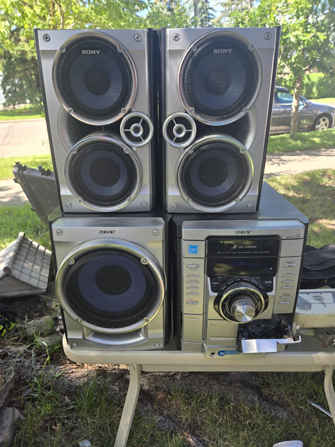 Sony Stereo System with 3 CD Changer