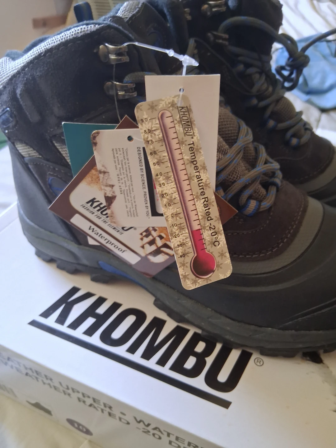 Khombu Men's Waterproof Winter Boots Size 10 - photo 5