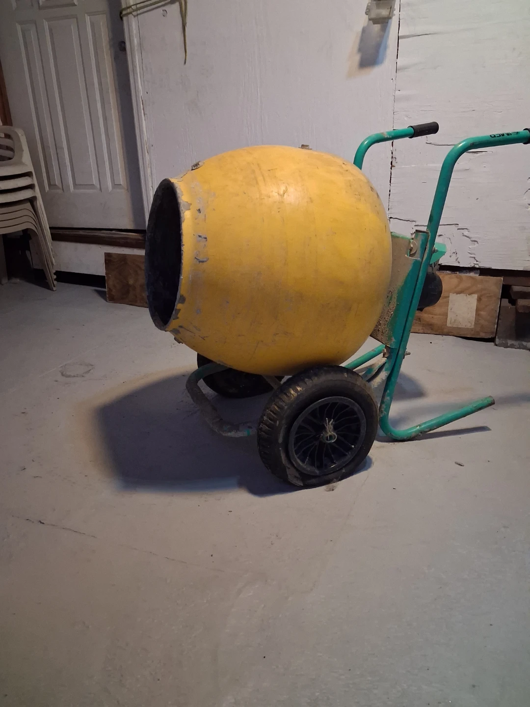 Yellow Cement Mixer