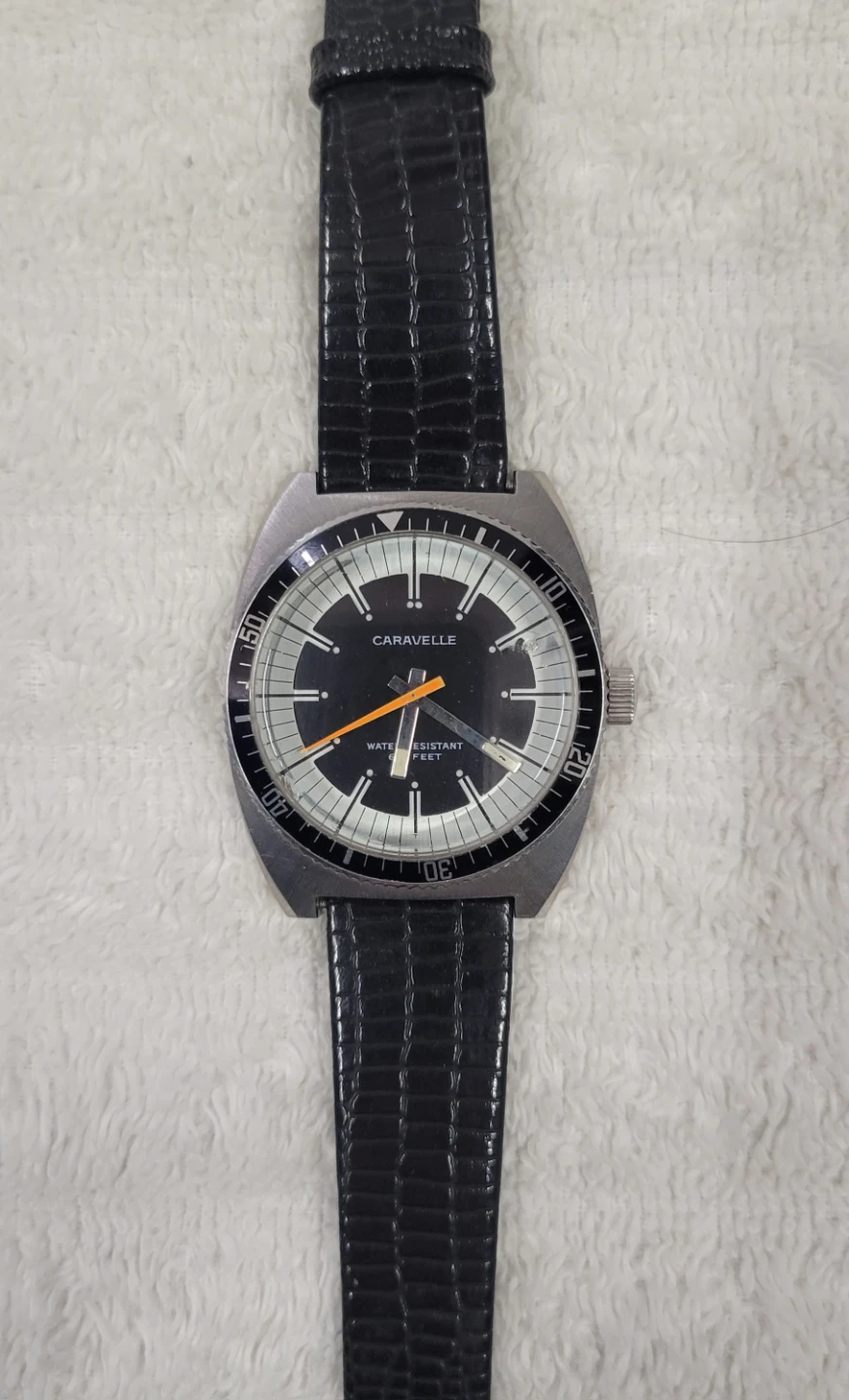 Caravelle Devil Diver 666 Feet N4 Manual Wind 17J Watch