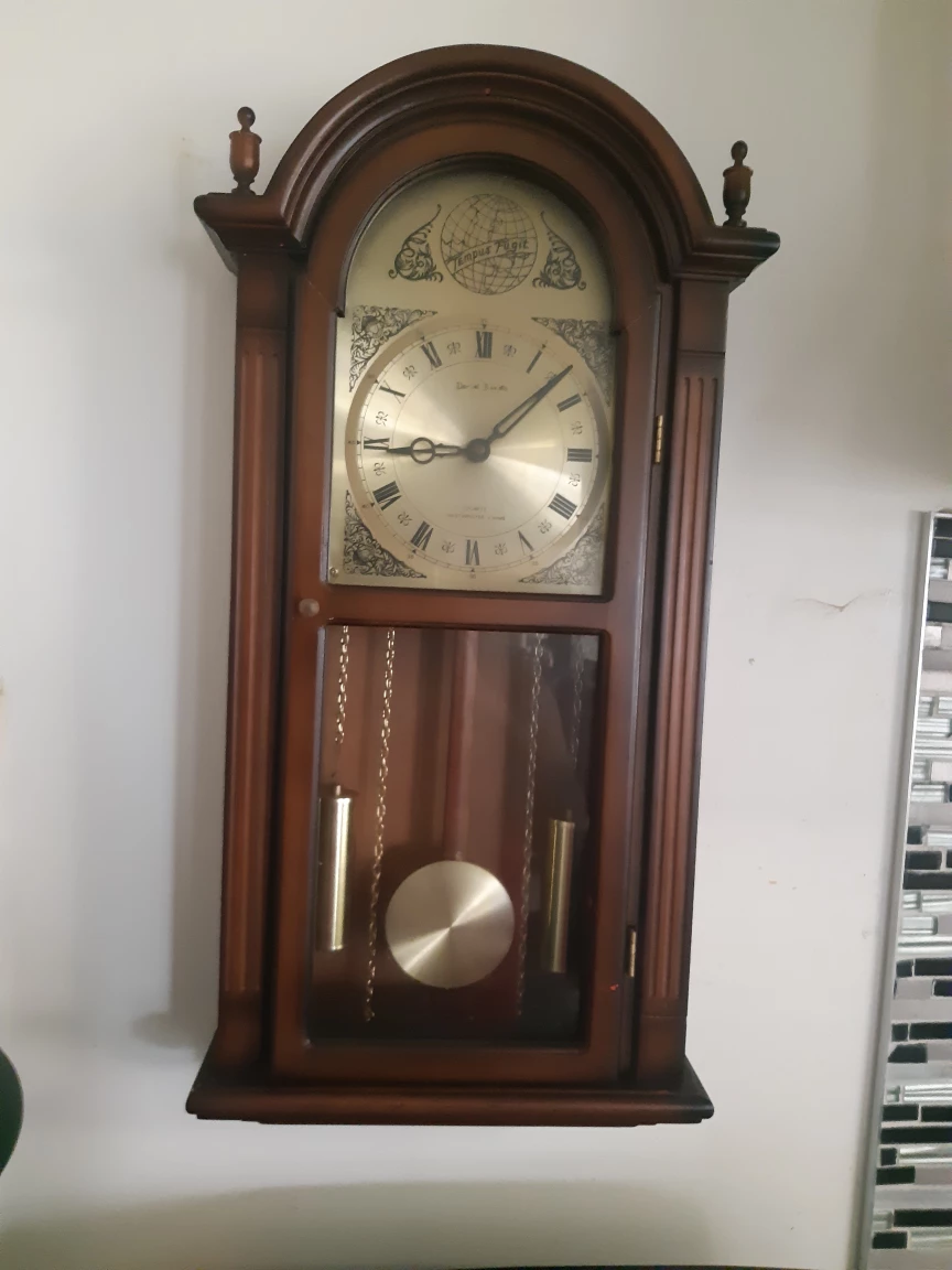 Tempus Fugit Grandfather wall Clock