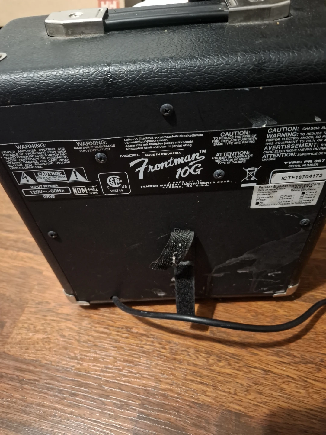Fender Frontman 10G Guitar Amplifier - photo 2