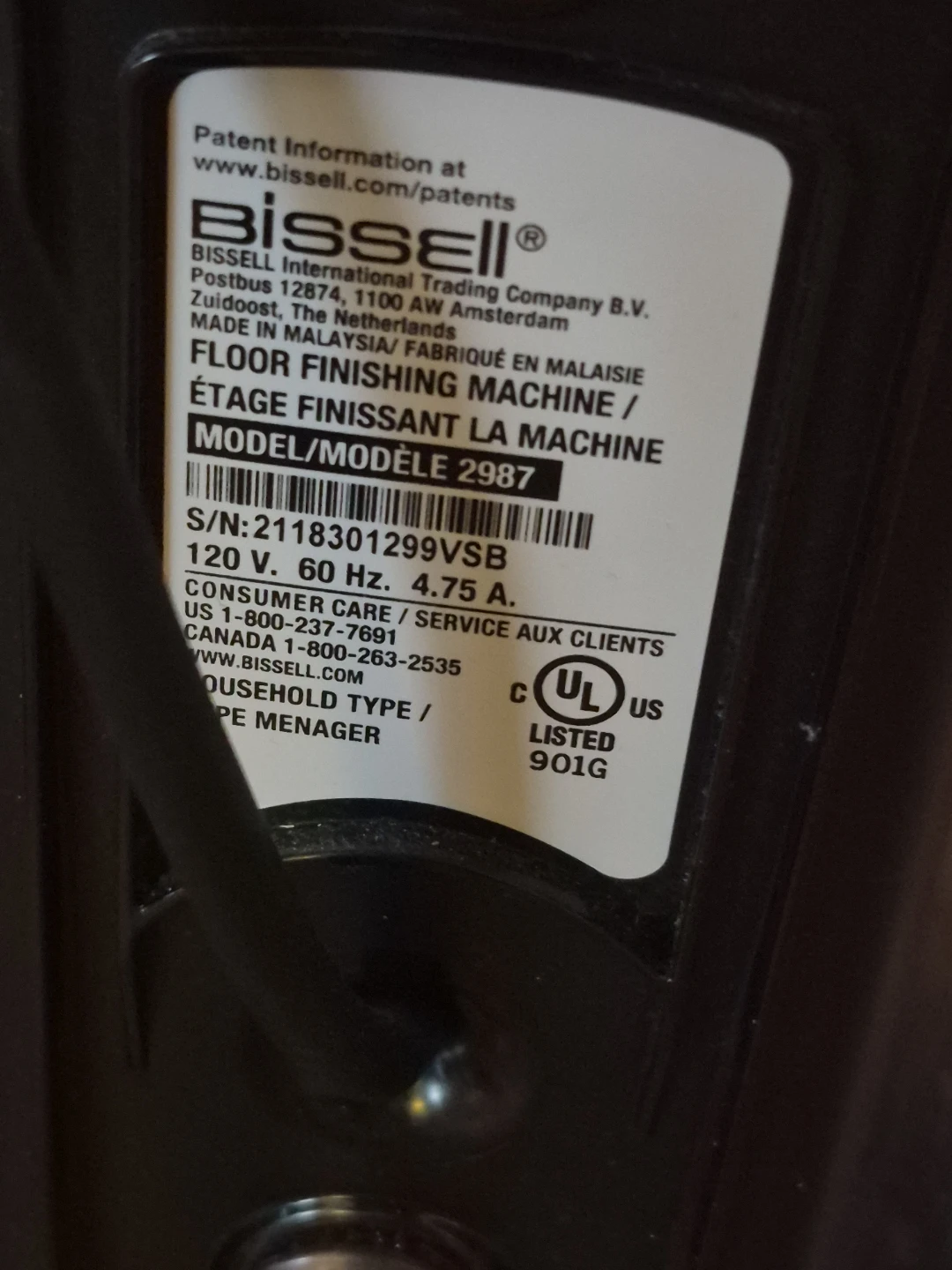 Bissell Carpet Cleaner 2987 - photo 2