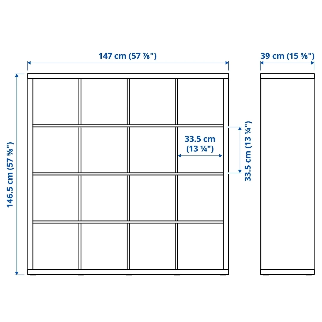 IKEA KALLAX Shelf Unit + Inserts - photo 3