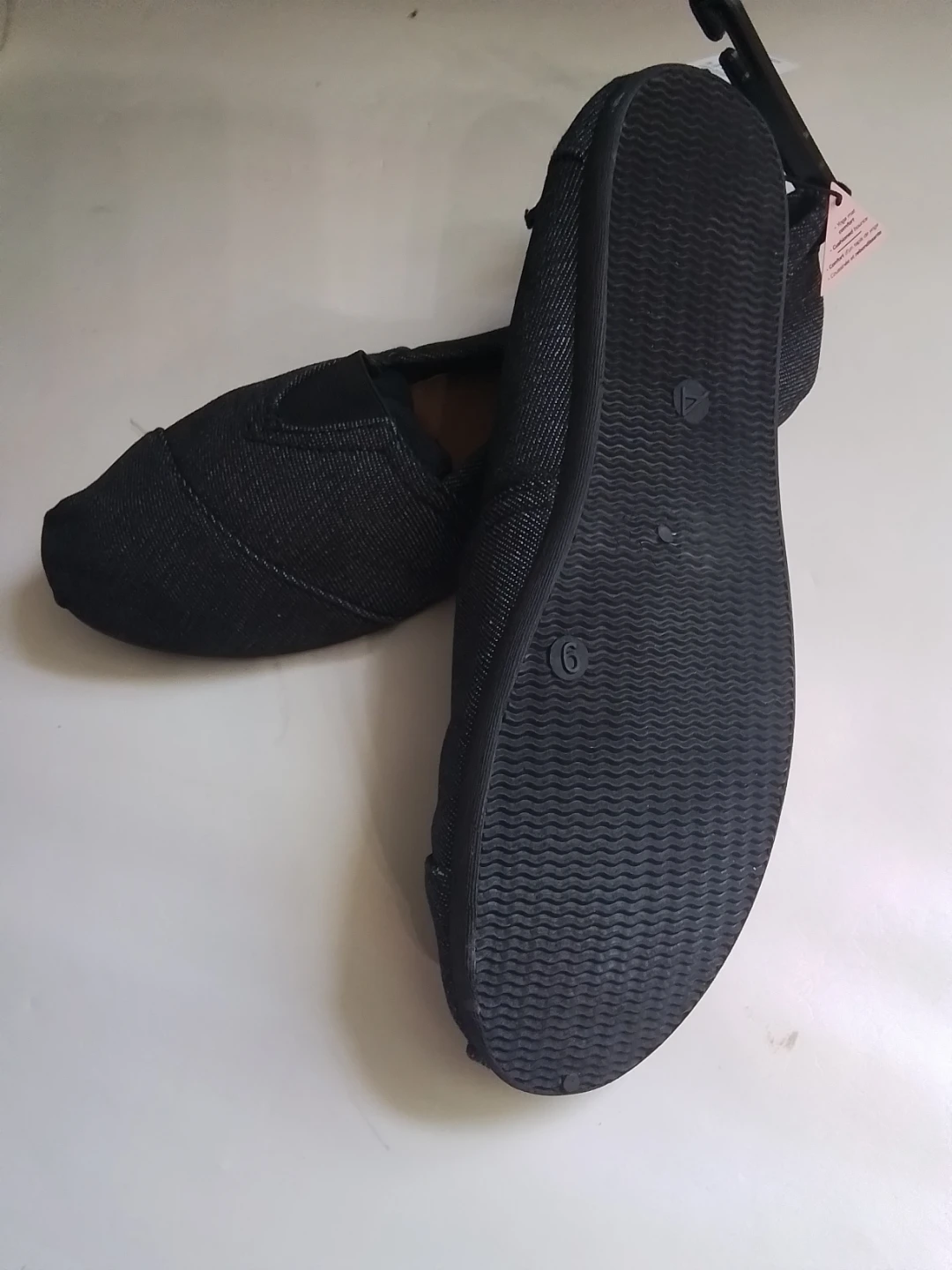 Ardene Mat+ Women's Black Denim Espadrille Flats - photo 4