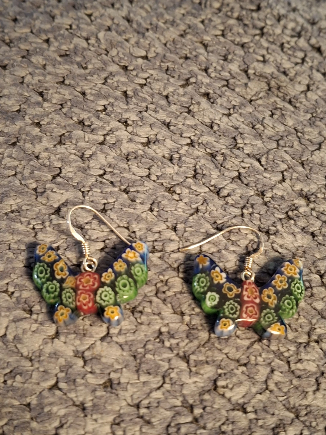 Butterfly Millefiori Earrings