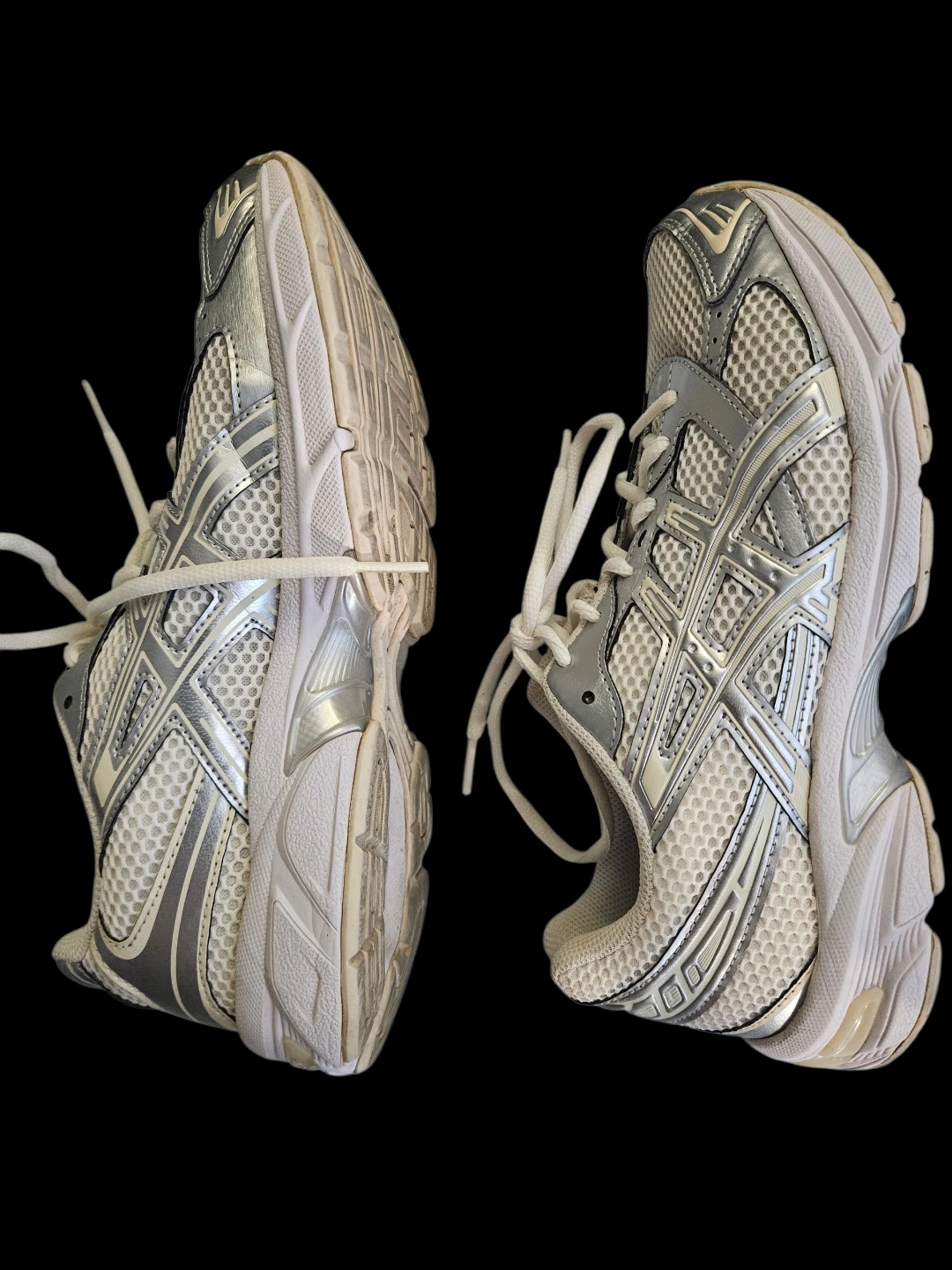 Asics Gel-1130 sneakers in a white and silver - photo 2