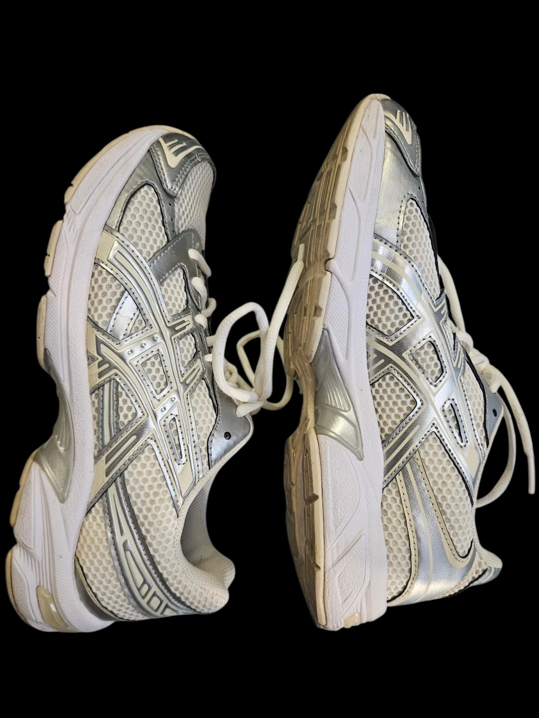 Asics Gel-1130 sneakers in a white and silver - photo 3