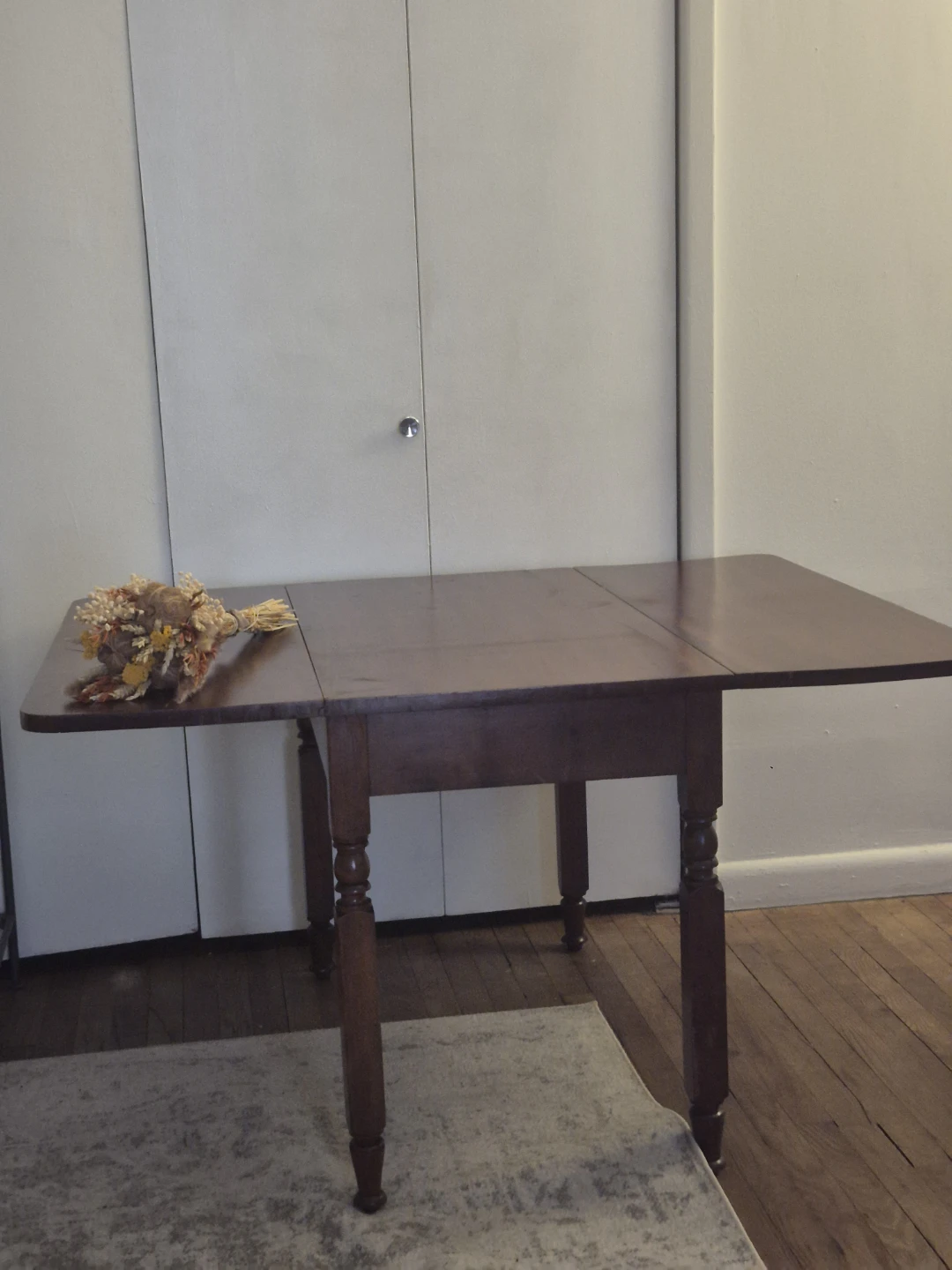 Vintage Wooden Drop Leaf Table