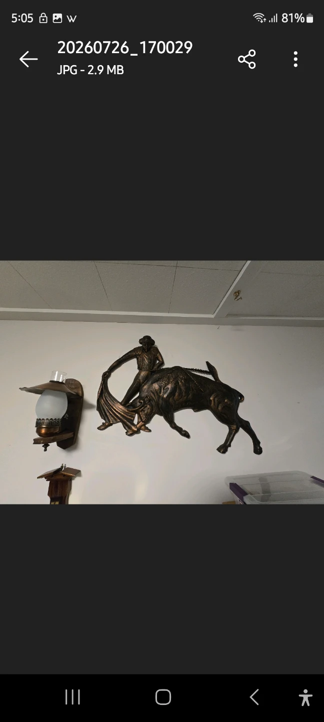 Vintage syrocco bull fighter