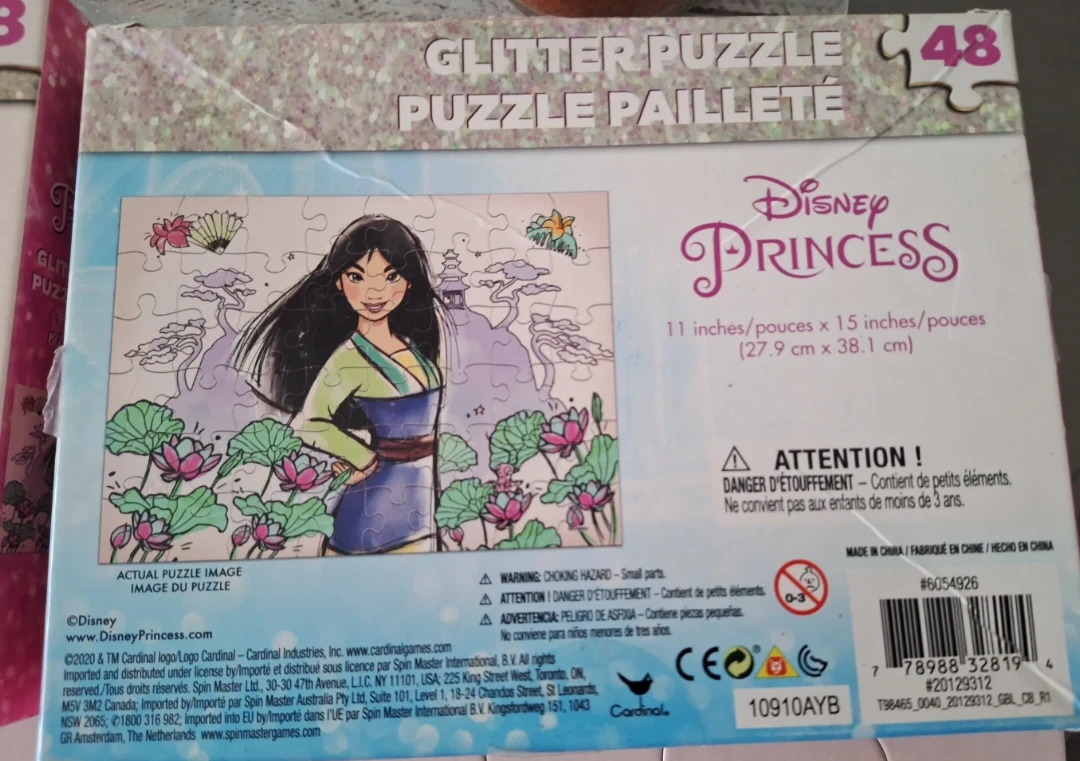Disney Princess Mulan Glitter Puzzle - 48 Pieces - photo 2