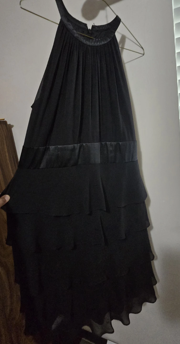 Black tiered dress size 14