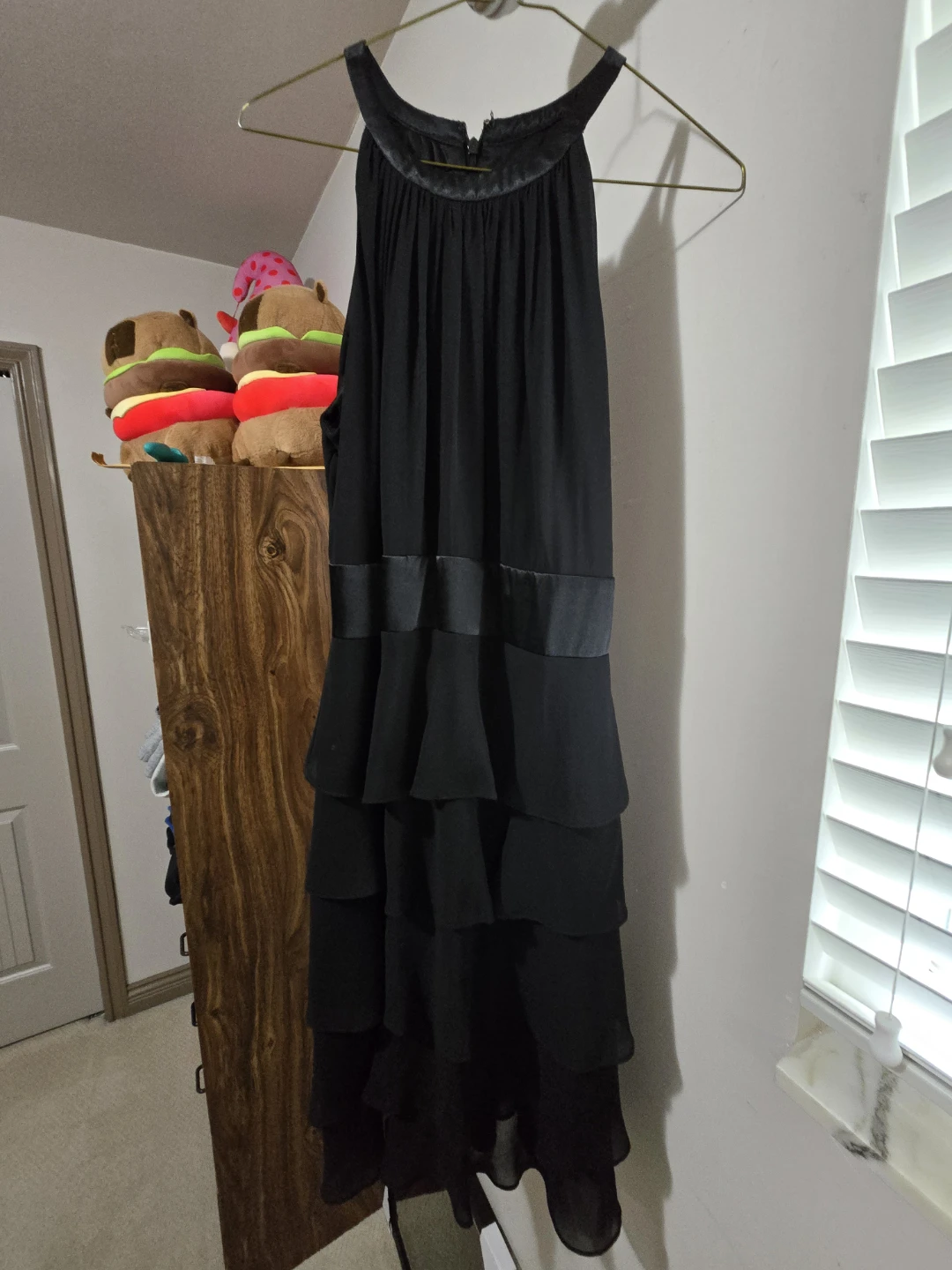 Black tiered dress size 14 - photo 2