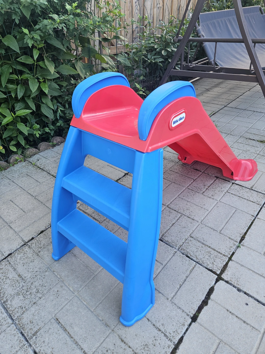 Little Tikes Red and Blue Toddler Slide - Like new - photo 3