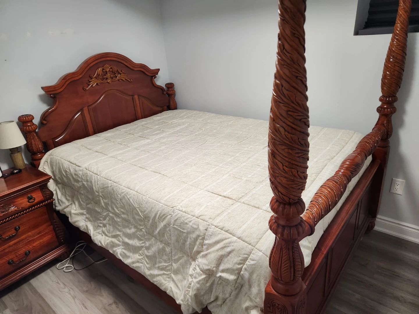 Wooden Four Poster Bed Frame