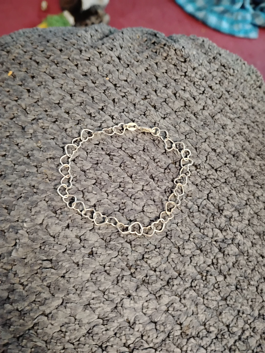 Silver Heart Link Bracelet - photo 5