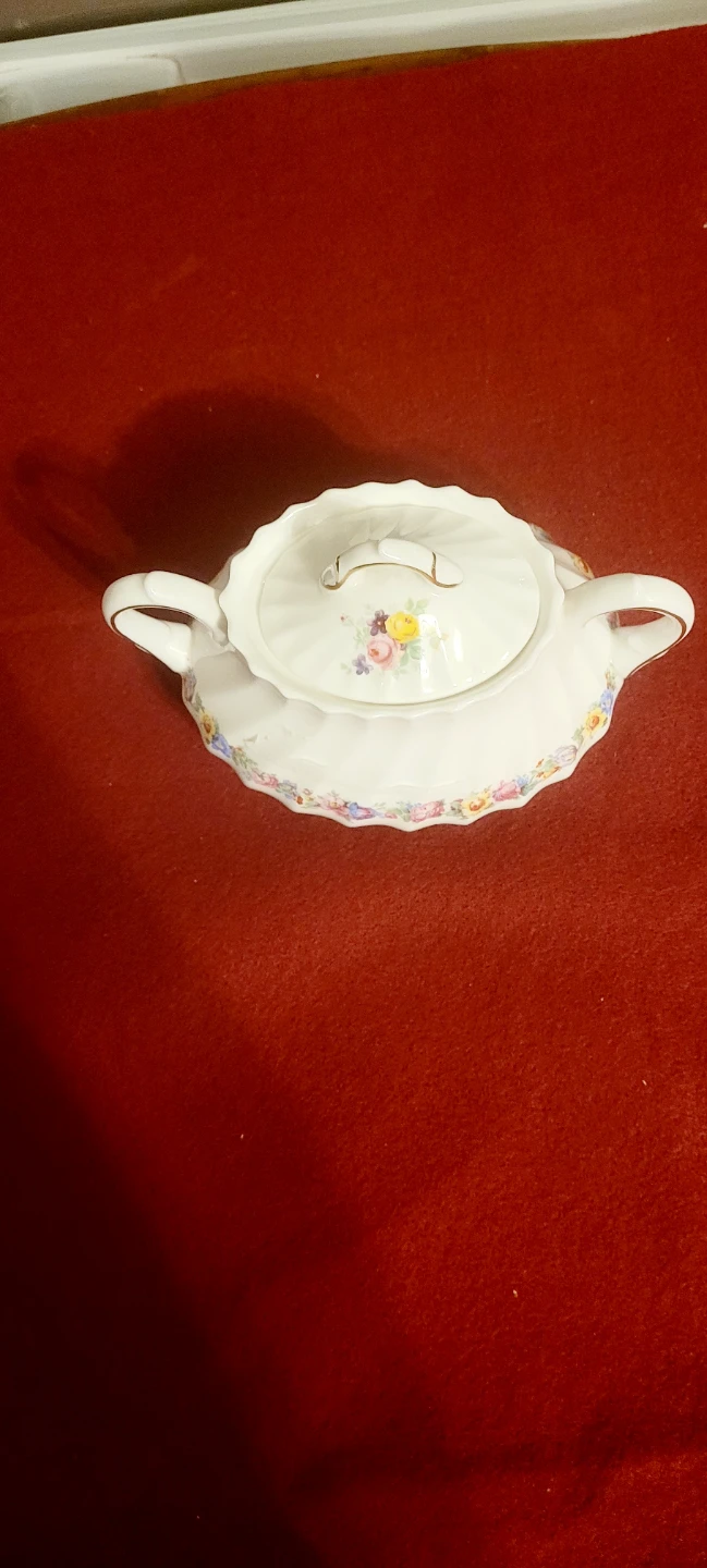 Vintage Sugar Bowl with Lid