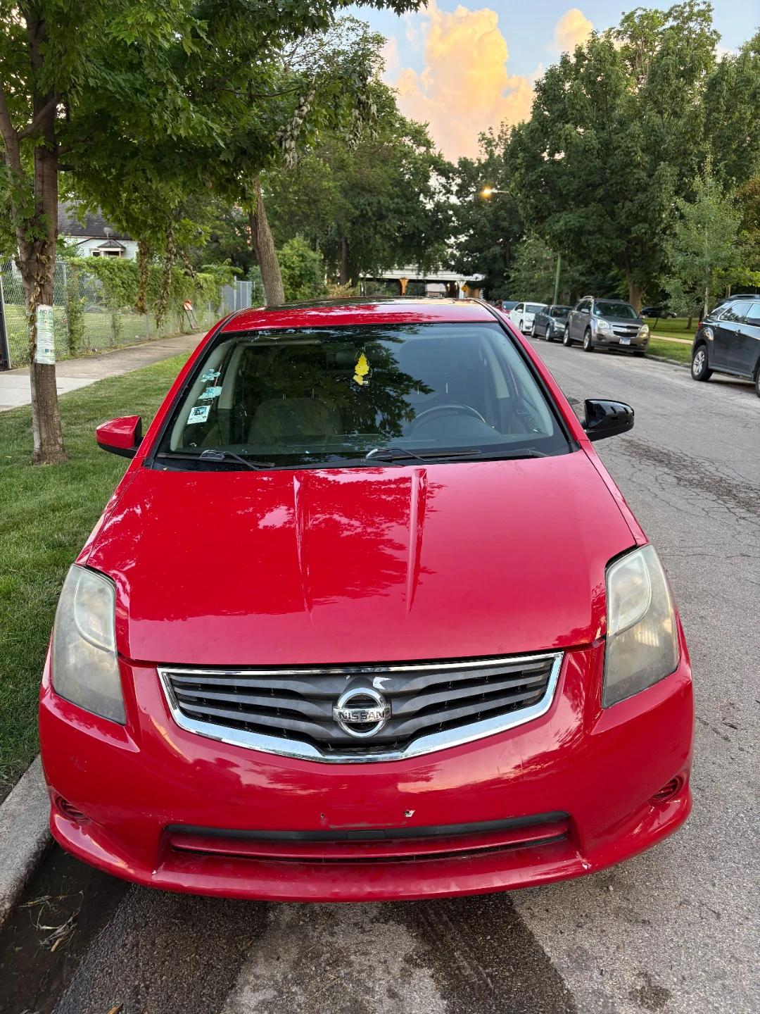 Red Nissan Sentra Sedan - photo 3