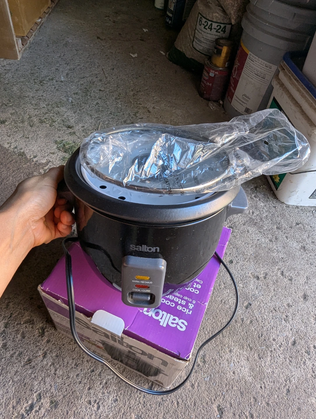 Salton Rice Cooker & Steamer 6 Cup - photo 2