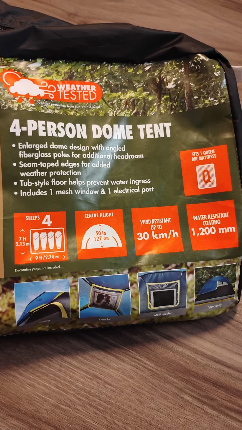 Ozark Trail 4‑Person Dome Tent for sale - photo 2