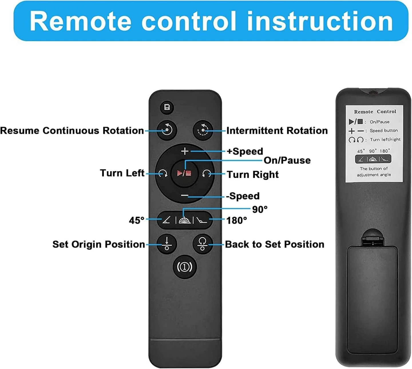 Remote Control 360° Rotating Display Stand with Mirror Top - photo 5