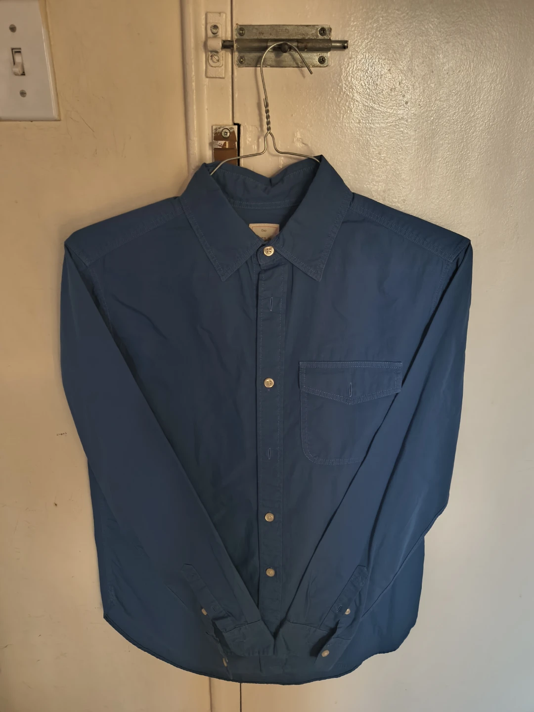 Gap Blue Button-Up Shirt - Size S