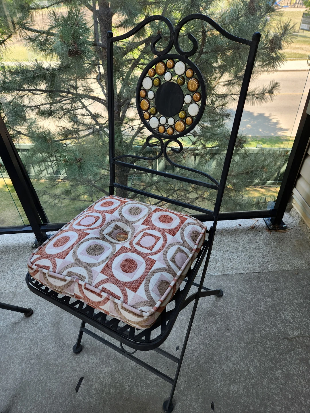 Mosaic Bistro Set with Decorative Garden Art - photo 2