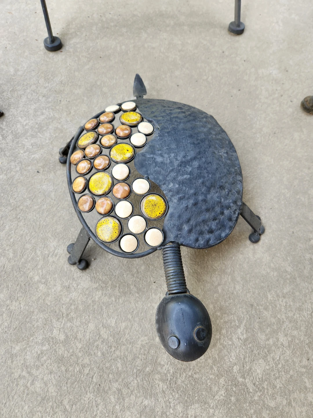 Mosaic Bistro Set with Decorative Garden Art - photo 5