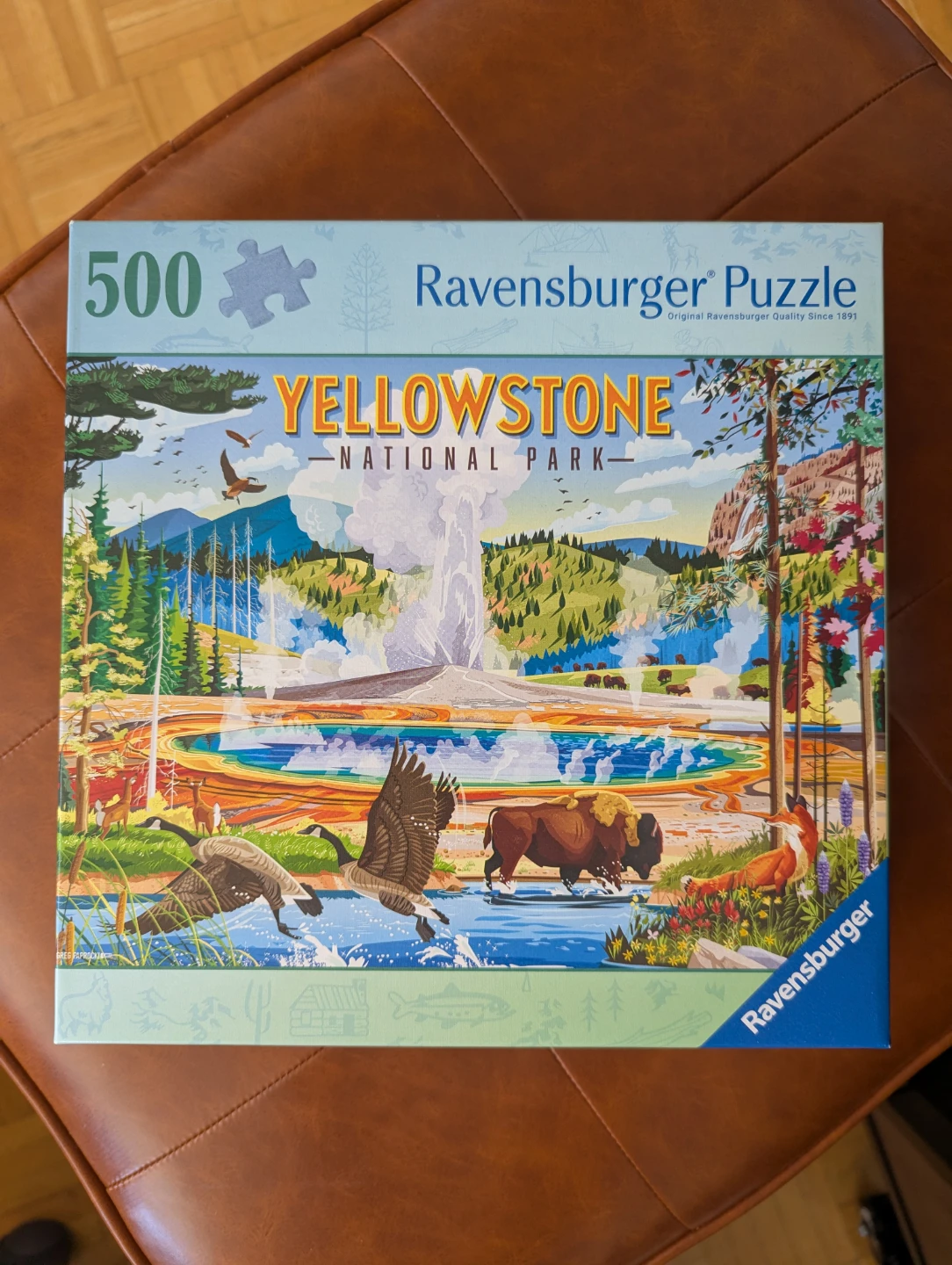 Ravensburger Yellowstone National Park 500 Piece Puzzle