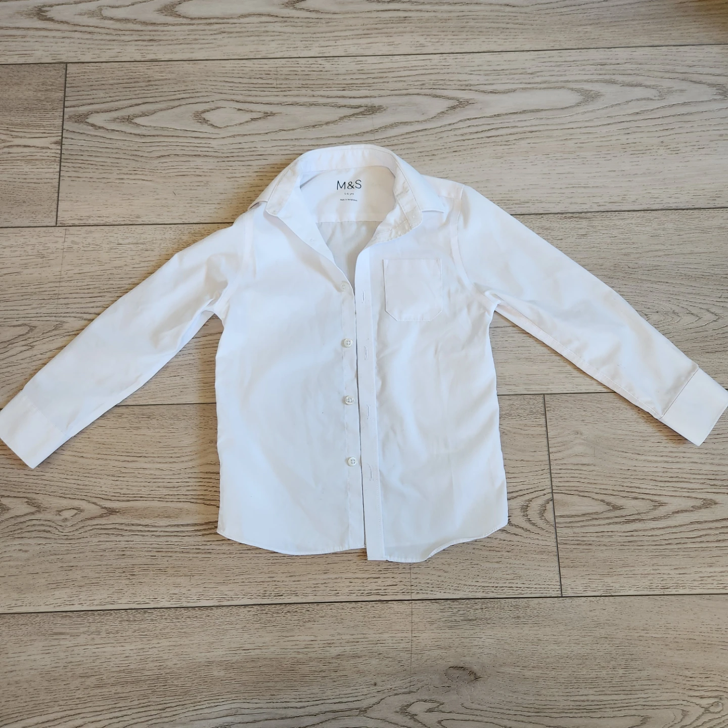 Size 5/6 boys dress shirt, white