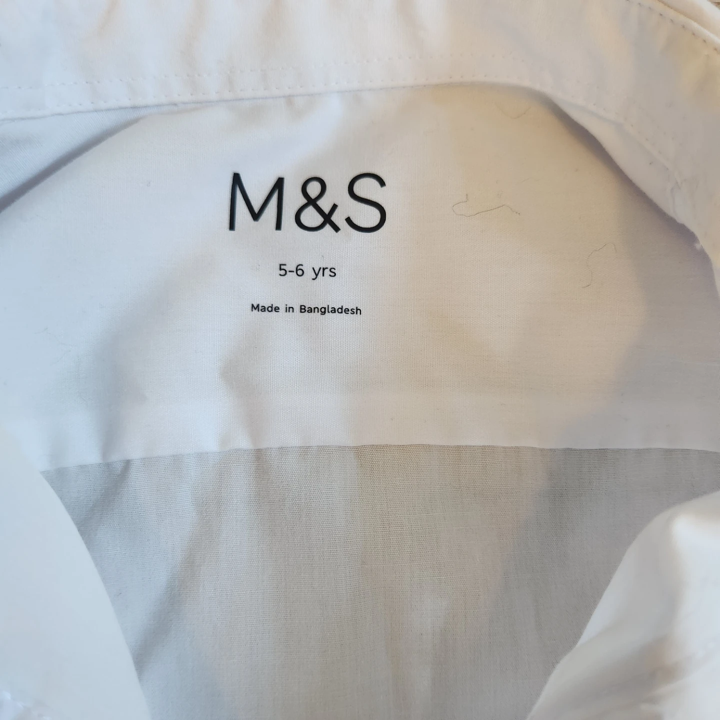 Size 5/6 boys dress shirt, white - photo 2