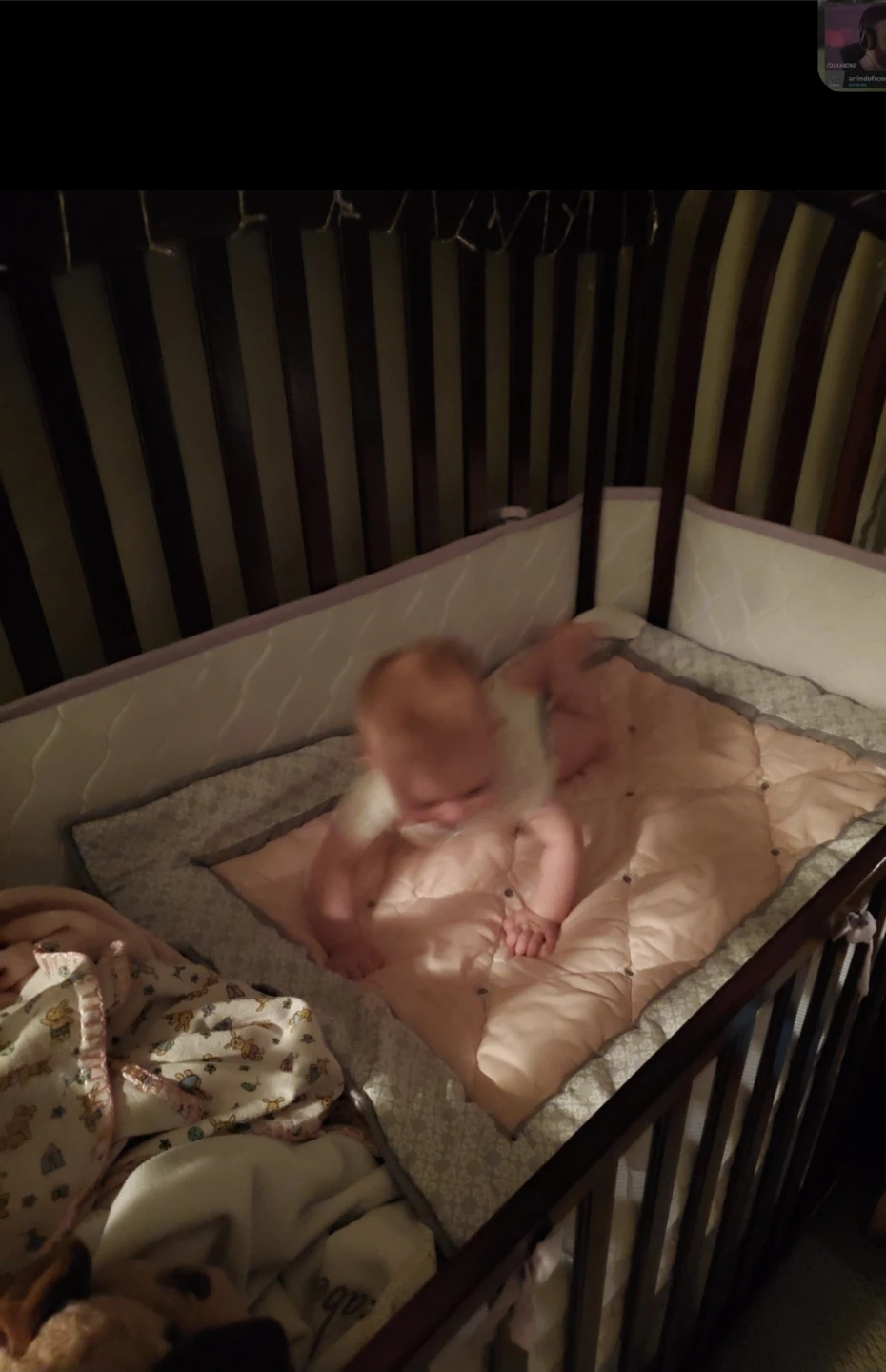 Dark Brown Convertible Crib and change table - photo 2