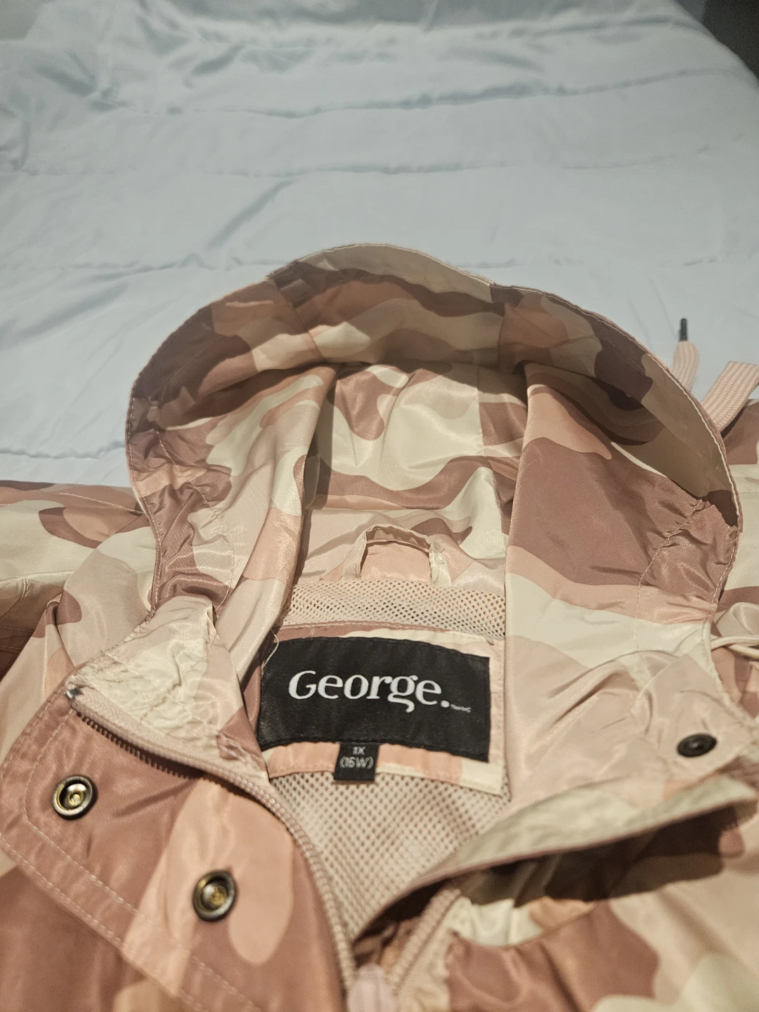 George. Classic Camo Print Hooded Jacket - photo 4
