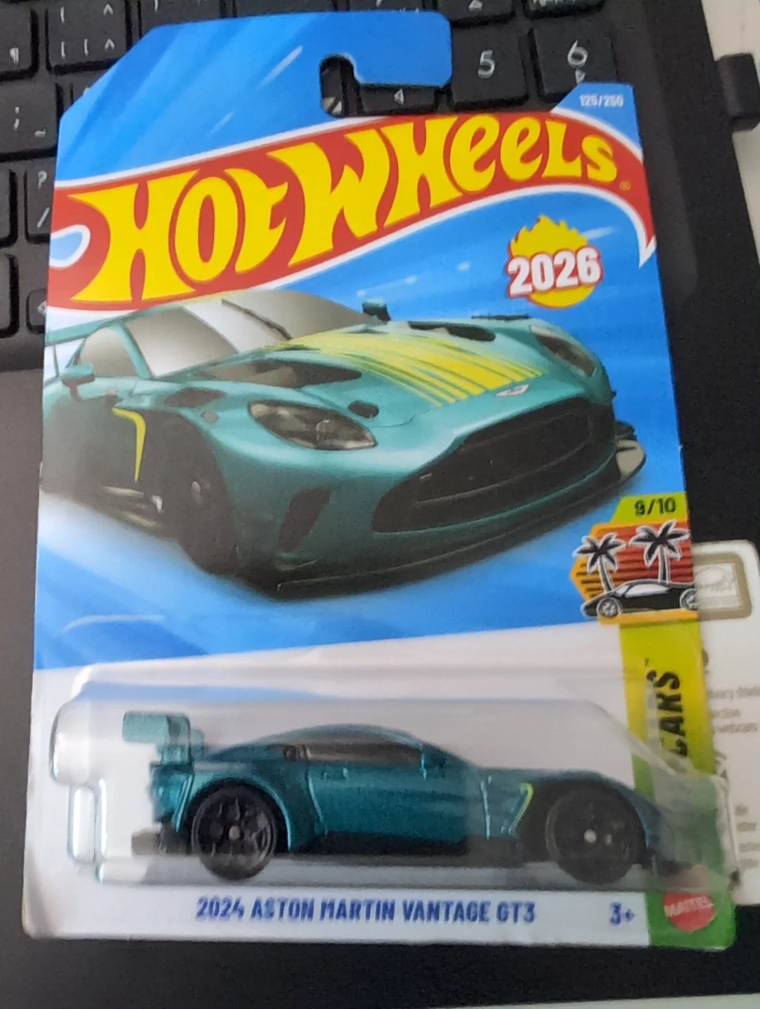Hot Wheels 2024 Aston Martin Vantage GT3 Diecast Car