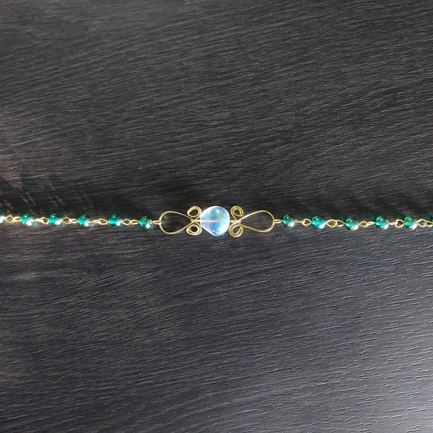 Handmade Whimsical Beaded Necklace - photo 2