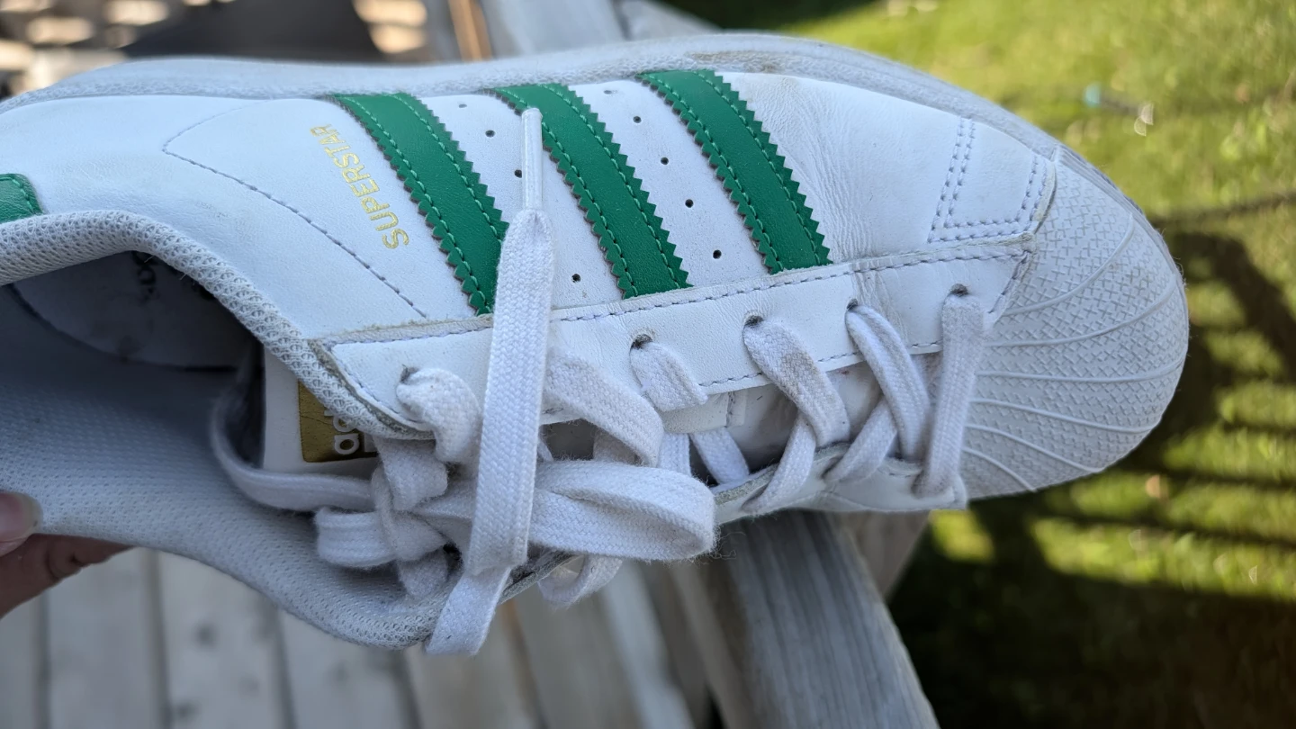 Adidas Superstar Sneakers - White/Green - photo 3
