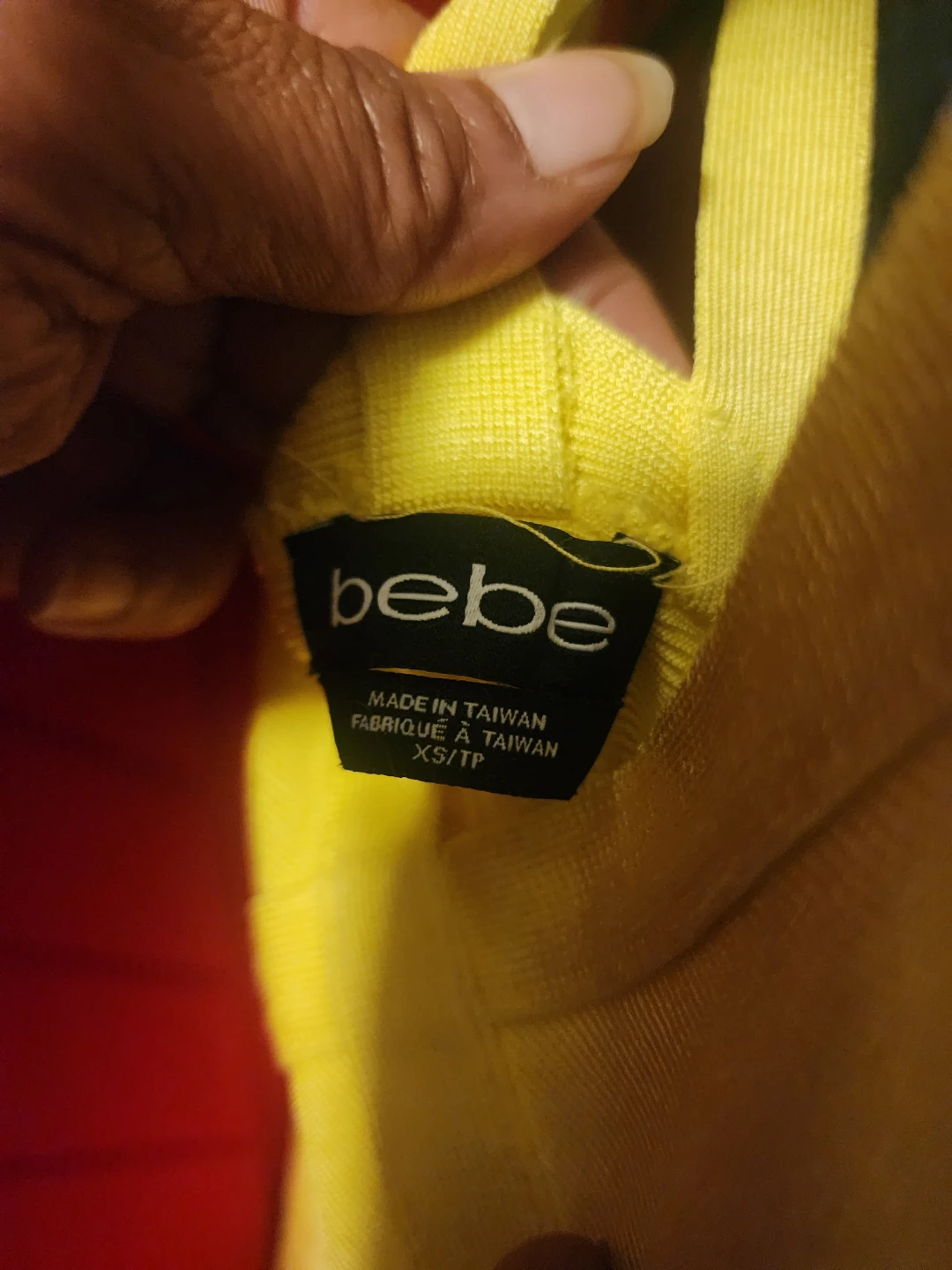 Bebe Yellow Bandage Dress XS - photo 3