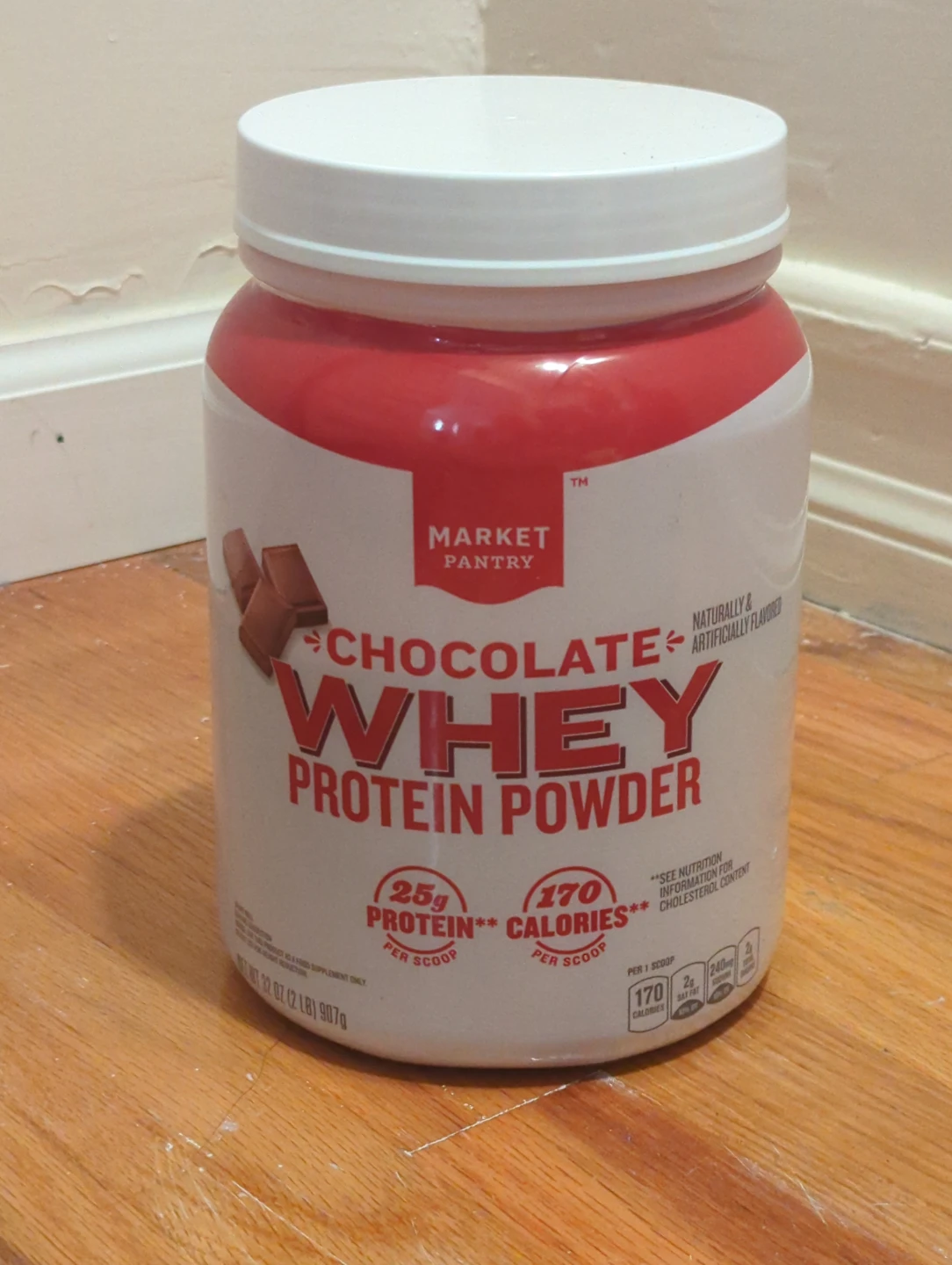 Market Pantry Chocolate Whey Protein Powder